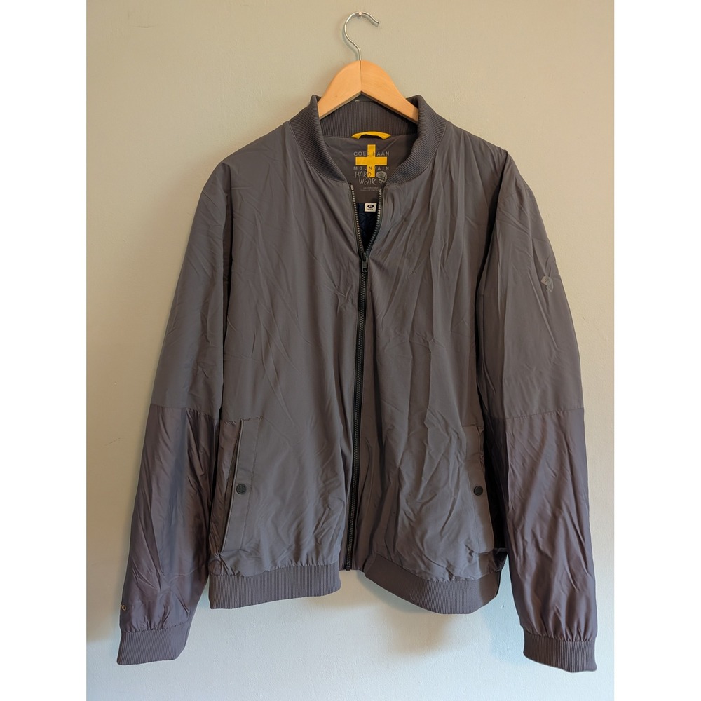 Cole Haan Mountain Hardwear ZerøGrand Bomber Jacket Grey OM0578 XL Mens